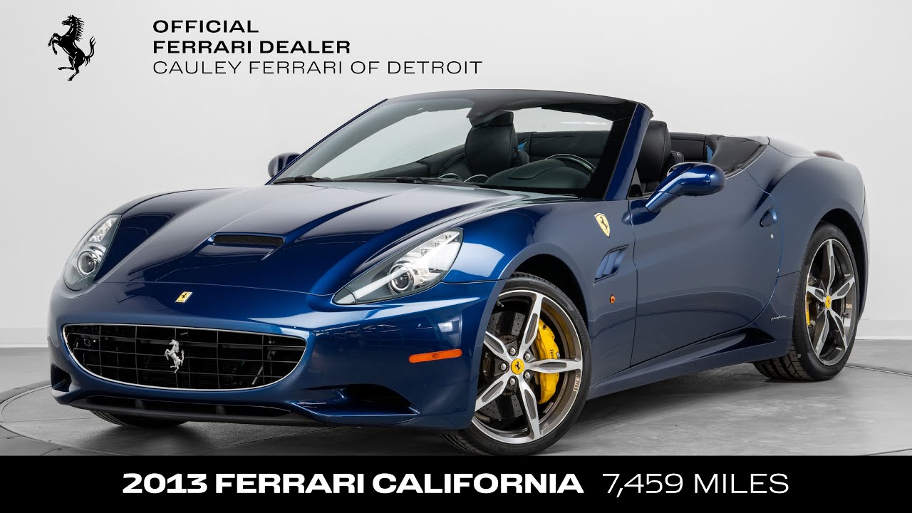 2013 Ferrari California TDF Blu Inventory Video