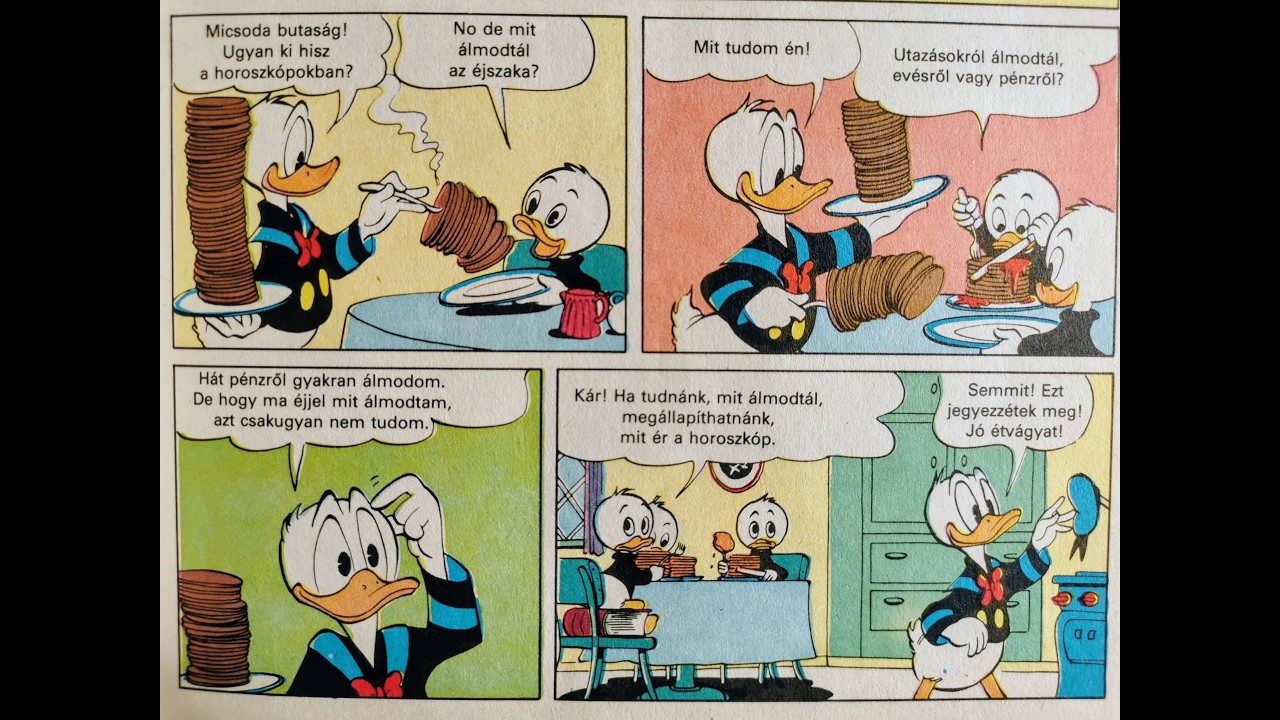 Donald kacsa kalandjai: A horoszkóp - Disney képregény, gyerekmese felolvasása