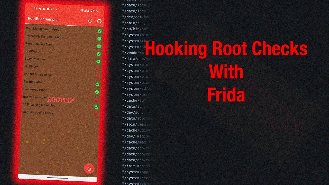 Hooking Root Checks on Android with Frida | Root Detection Bypass Tutorial