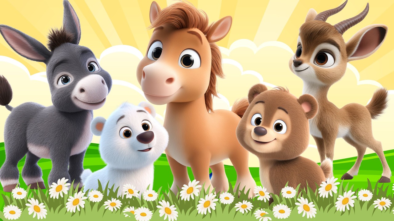 Farm Animal Life: Horse, Donkey, Bear, Pony, Antelope,...– Animals Sounds