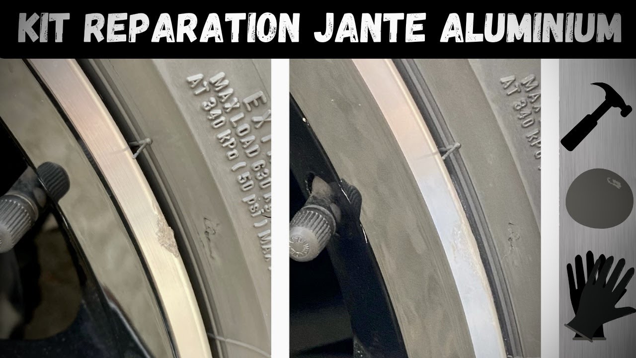 ⚠️ COMMENT REPARER DES JANTES ALUMINIUM pour 20€ !!!