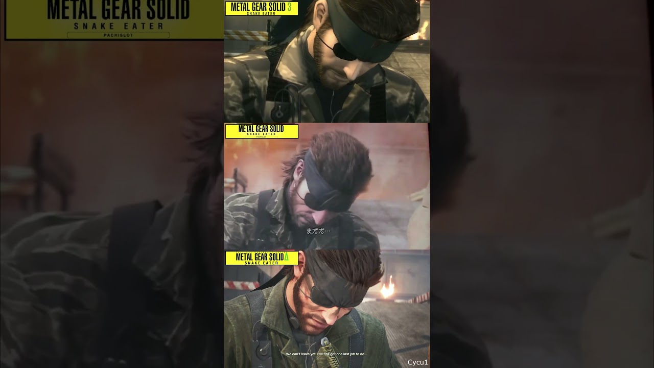 Metal Gear Solid 3 Delta vs Pachinko vs Original Graphics Comparison | Fox Engine vs Unreal Engine 5