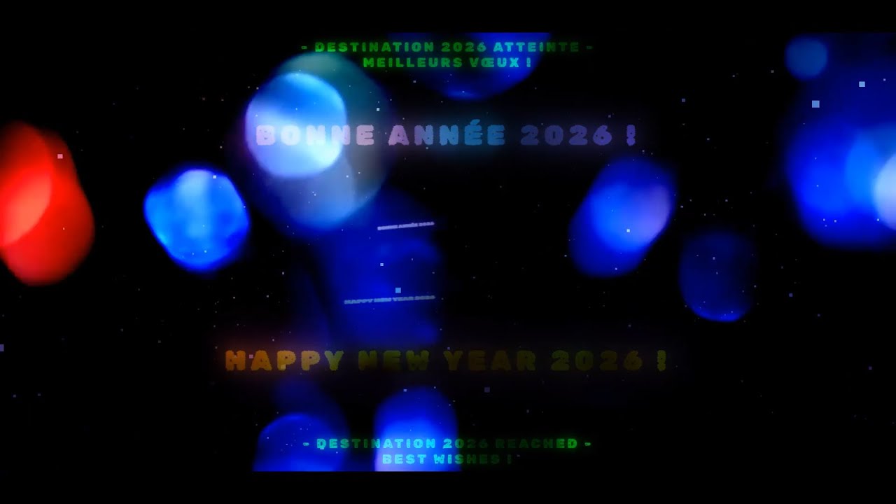 2025 TO 2026 「 Bonne Année 2026 」「 Happy New Year 2026 」