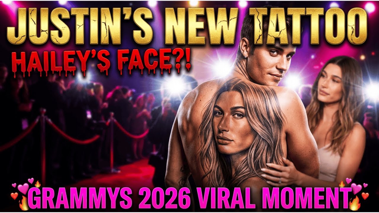 Justin Bieber Grammys Tattoo: Hailey Bieber Portrait on His Back? Fans Go Crazy Over New Ink