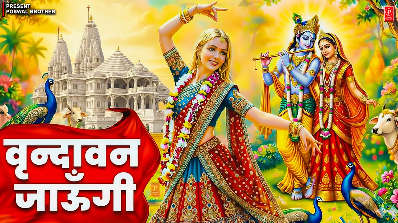 Vrindavan Jaungi | वृन्दावन जाउंगी | मेरे उठे विरह में पीर | Krishna Bhajan 2025 | krishna #radhe