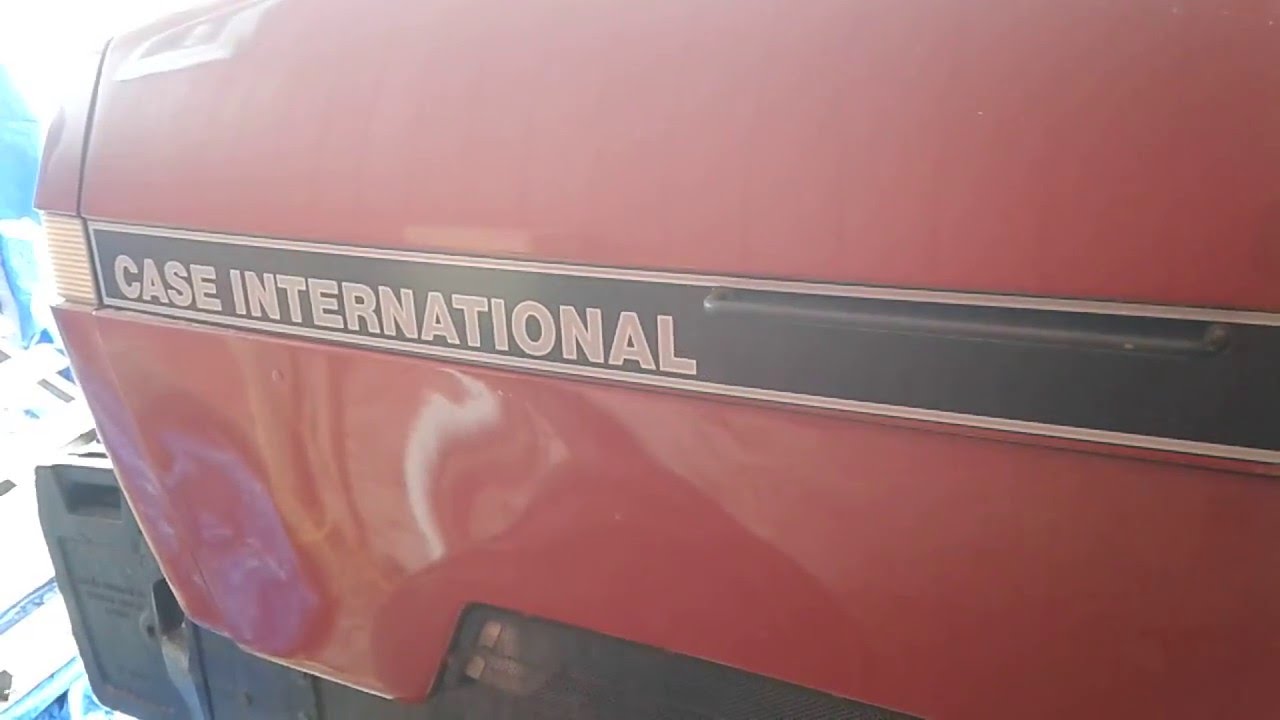 Cold start Case IH Maxxum 5140 with cummins diesel engine