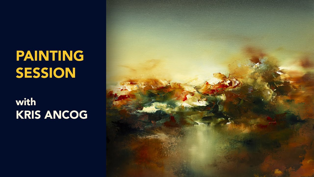 Painting Session: Sacred Realm Abstract Painting - Texture + Blending Techniques