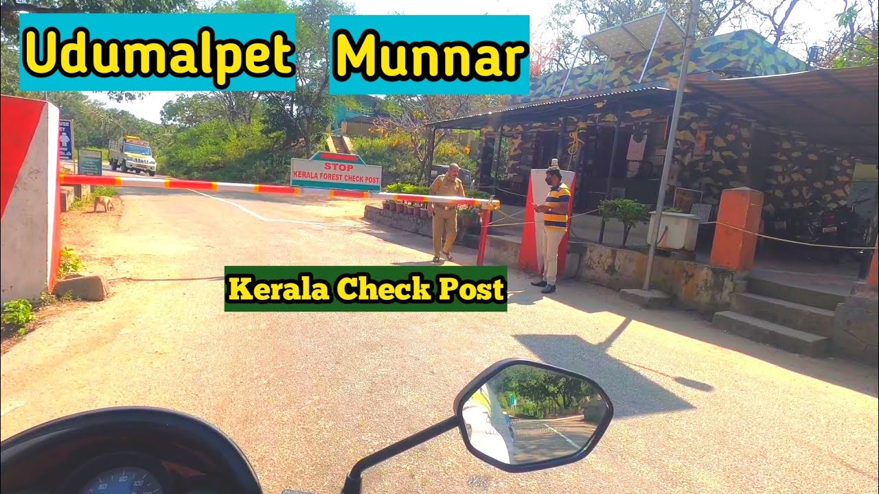🐘Udumalpet To Munnar 80 kilometer | 🐘Thrilling Forest Wild Animals Crossing Zone | VVIP Subscriber❤️