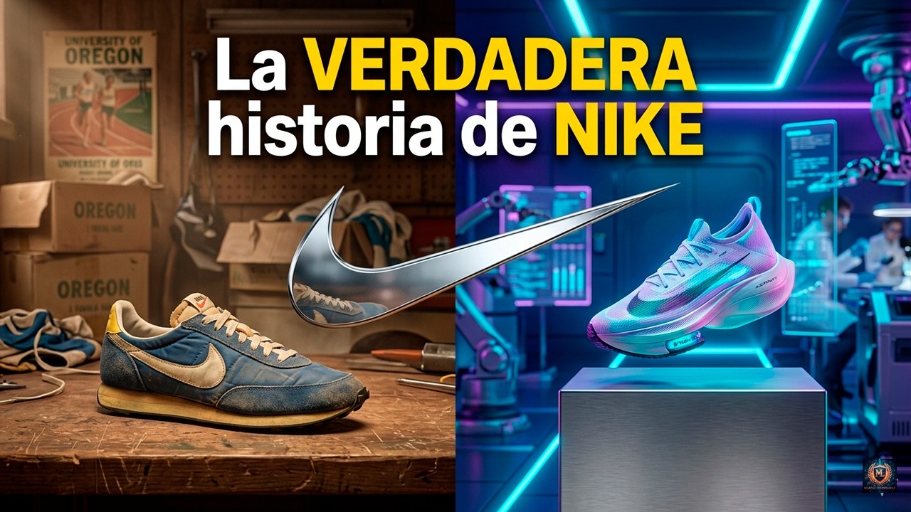 NIKE | la VERDADERA historia de NIKE | Marcas Legendarias