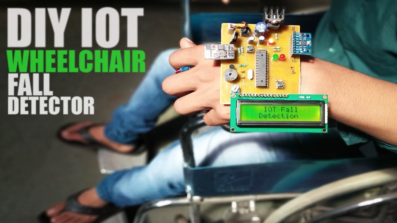 DIY IOT Wheel Chair Person Fall Detection Using Microcontroller IOT Healthcare Project