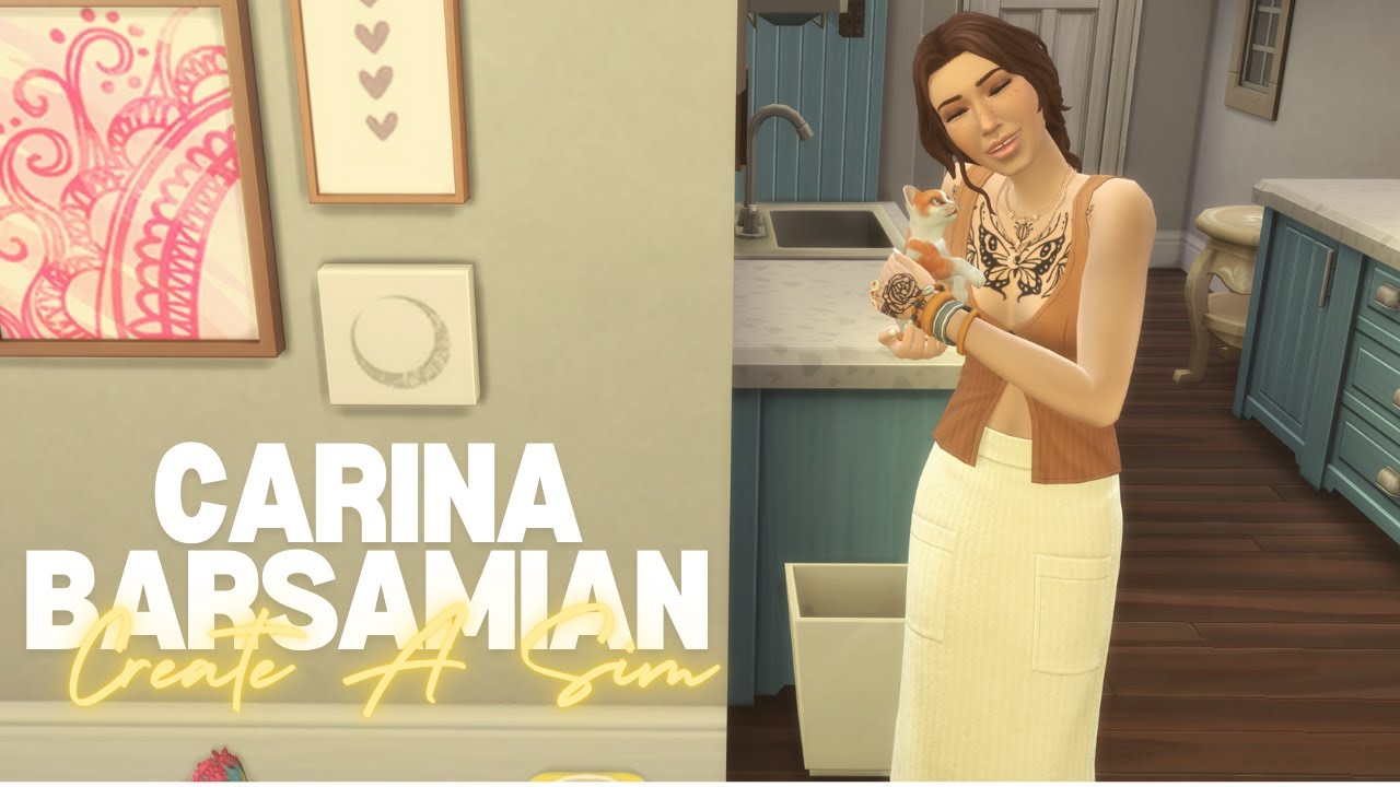 Carina Barsamian || The Sims 4 Create A Sim || No CC