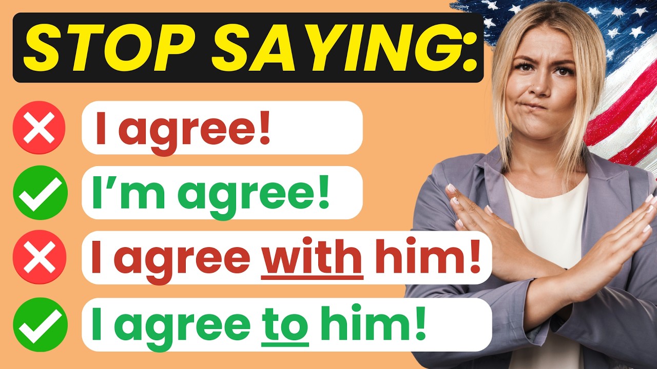 10 Common English Mistakes with “Agree” & “Disagree” in English #test #quiz