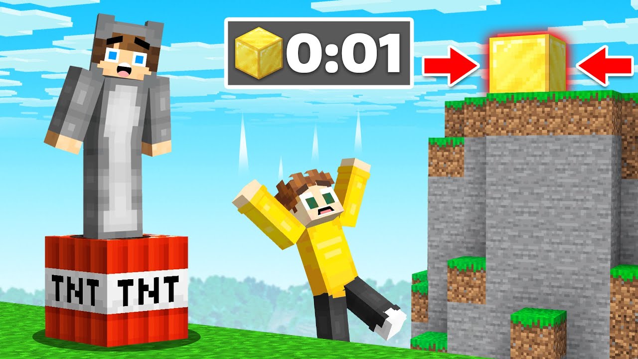 First to Find the Block WINS in Minecraft