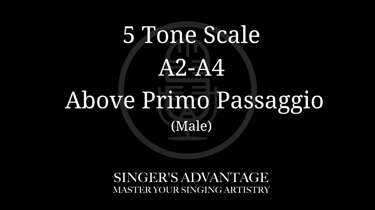 5 Tone Scale A2-A4 Above Primo Passaggio Male