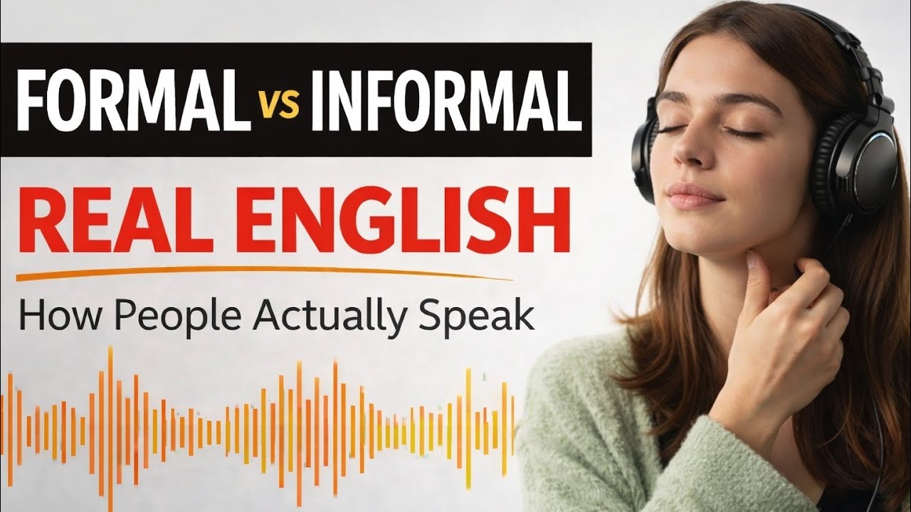 🎧 Formal English vs. Informal English | Master How to Speak Naturally in Every Situation