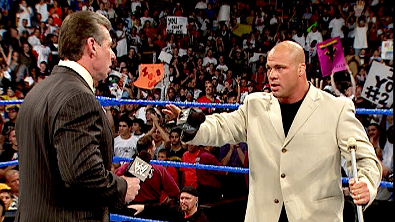 Мистер Макмэн увольняет генерального менеджера SmackDown Курта Энгла: SmackDown, 22 июля 2004 г.