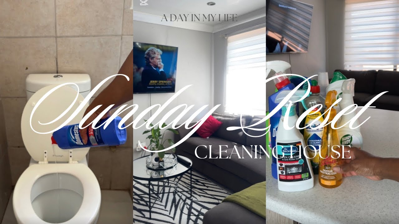 Sunday Reset Clean With Me | Realistic Home Cleaning Motivation & Productive Reset Routine