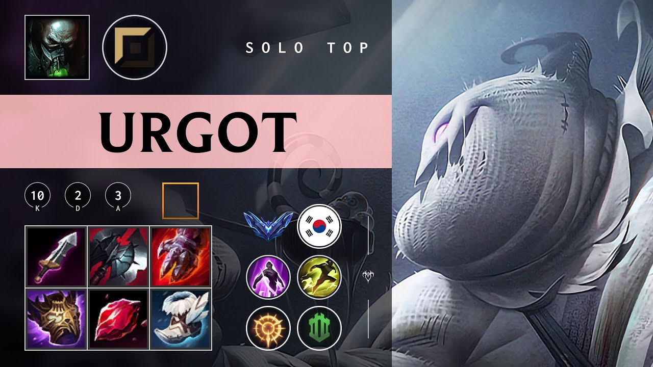 Urgot Top vs Jax - KR Diamond Patch 26.03