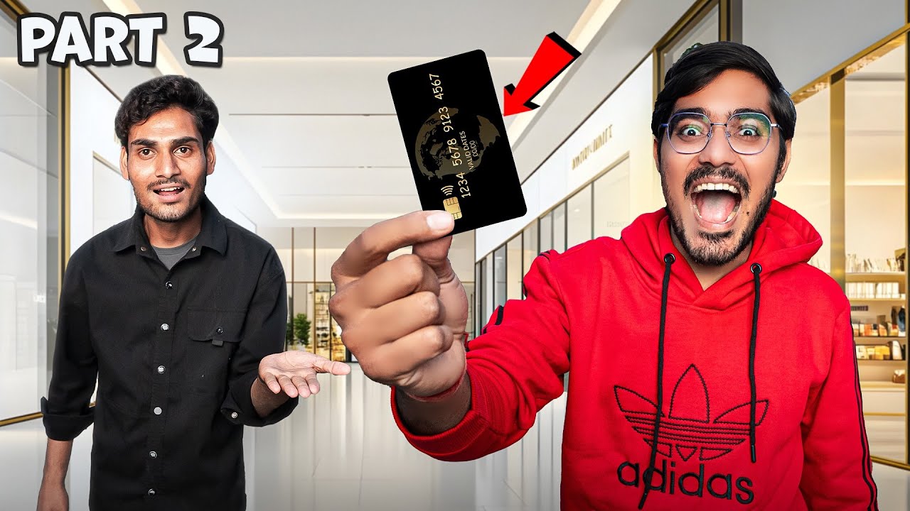 जितना पैसा चाहो उतना उड़ाओ- Take My Credit Card & Shop Unlimited Challenge