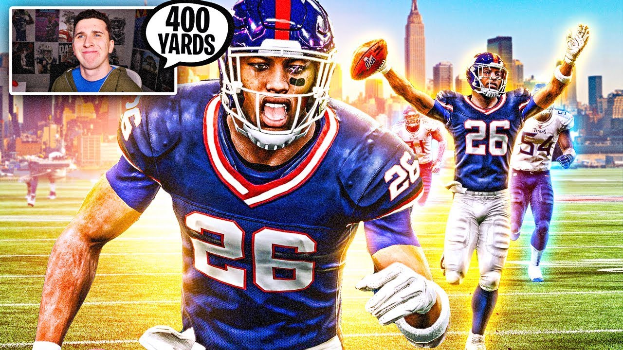 Saquon Barkley is a hidden glitch, he makes the Giants unbeatable!