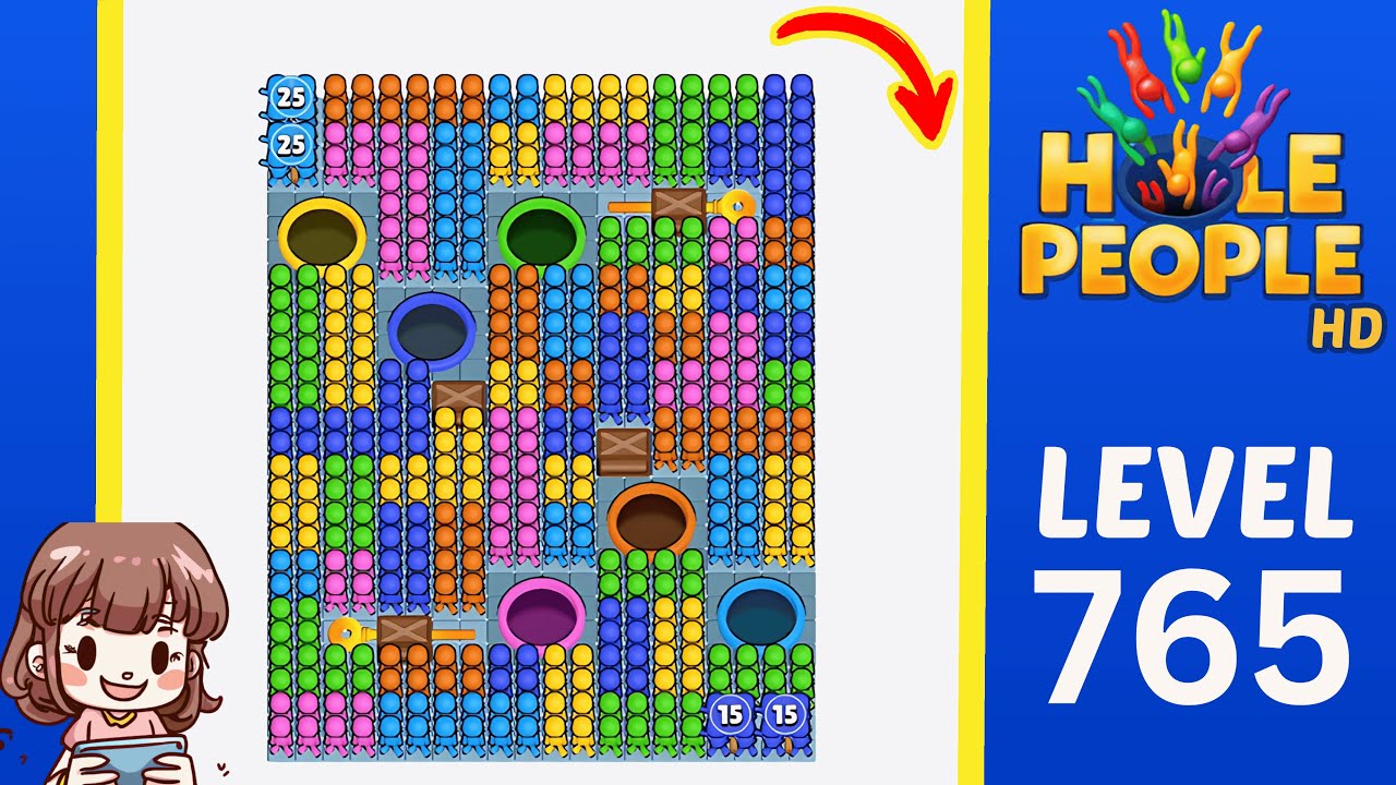 Hole People Level 765 Solution Walkthrough