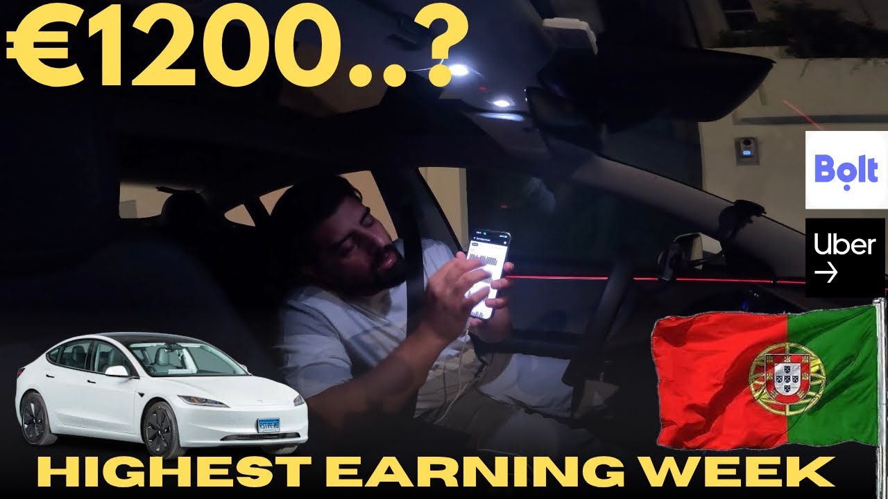 My Highest Earning Week as an Uber Driver in Portugal 💰🇵🇹