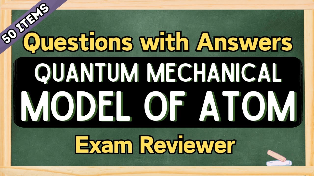 Ultimate Quantum Mechanical Model of Atom Quiz! | The Quiz University