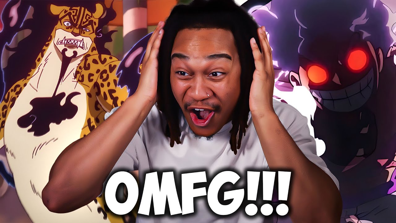GEAR 5 LUFFY vs AWAKENED ROB LUCCI (FULL FIGHT REACTION)