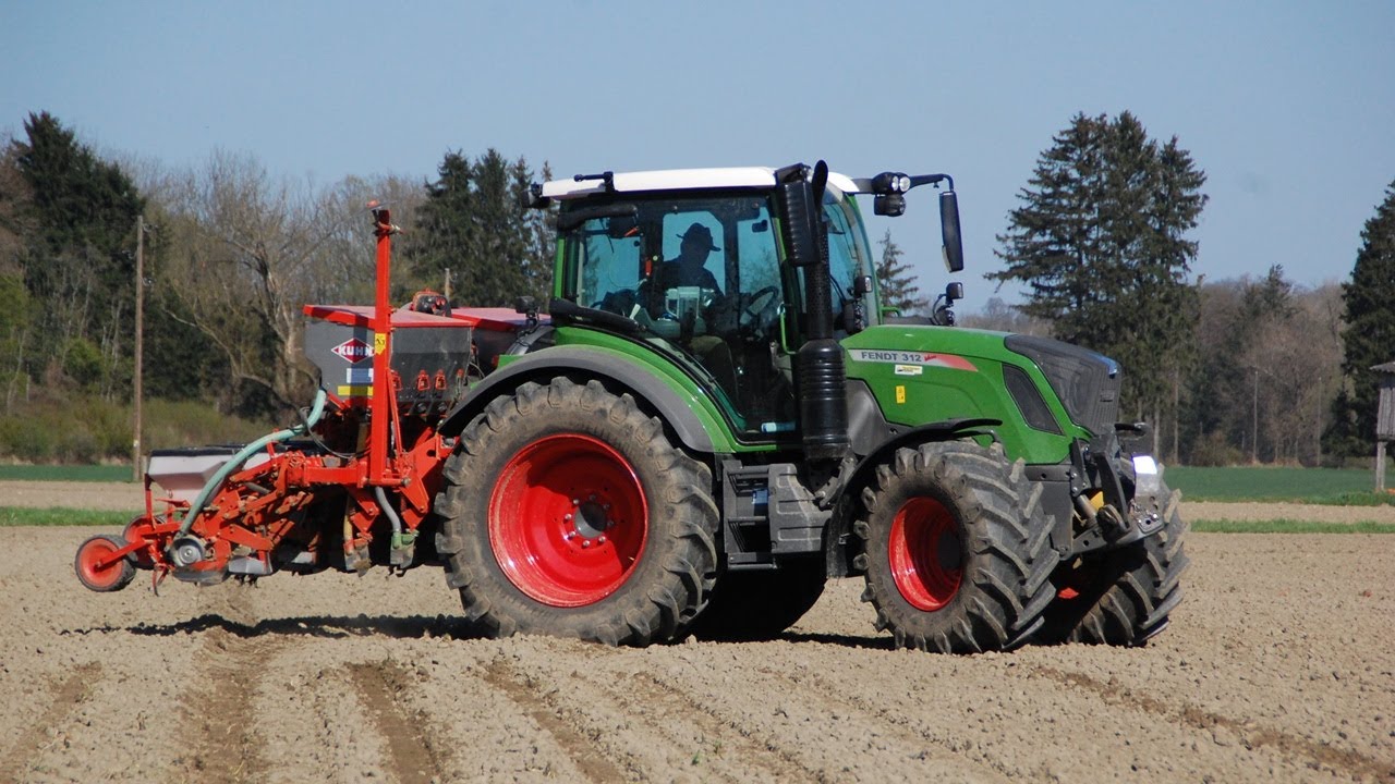 Maissaat 2021 | Fendt 312 Vario & Kuhn Planter 2 | Forstfräsen Gradinger | Salzachtaler Agrarvideos