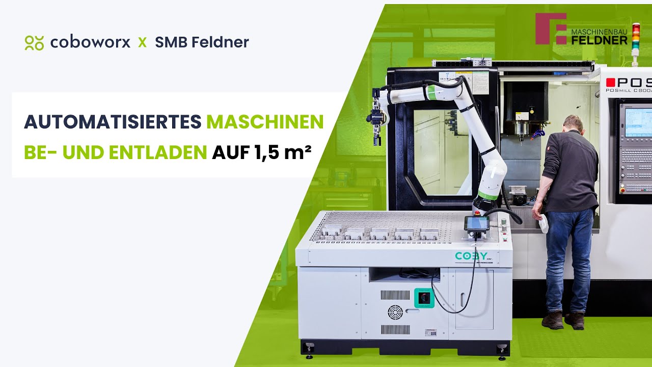 CNC-Automatisierung leicht gemacht mithilfe der Cobot-L&ouml;sung f&uuml;r das Maschinen Be- und Entladen