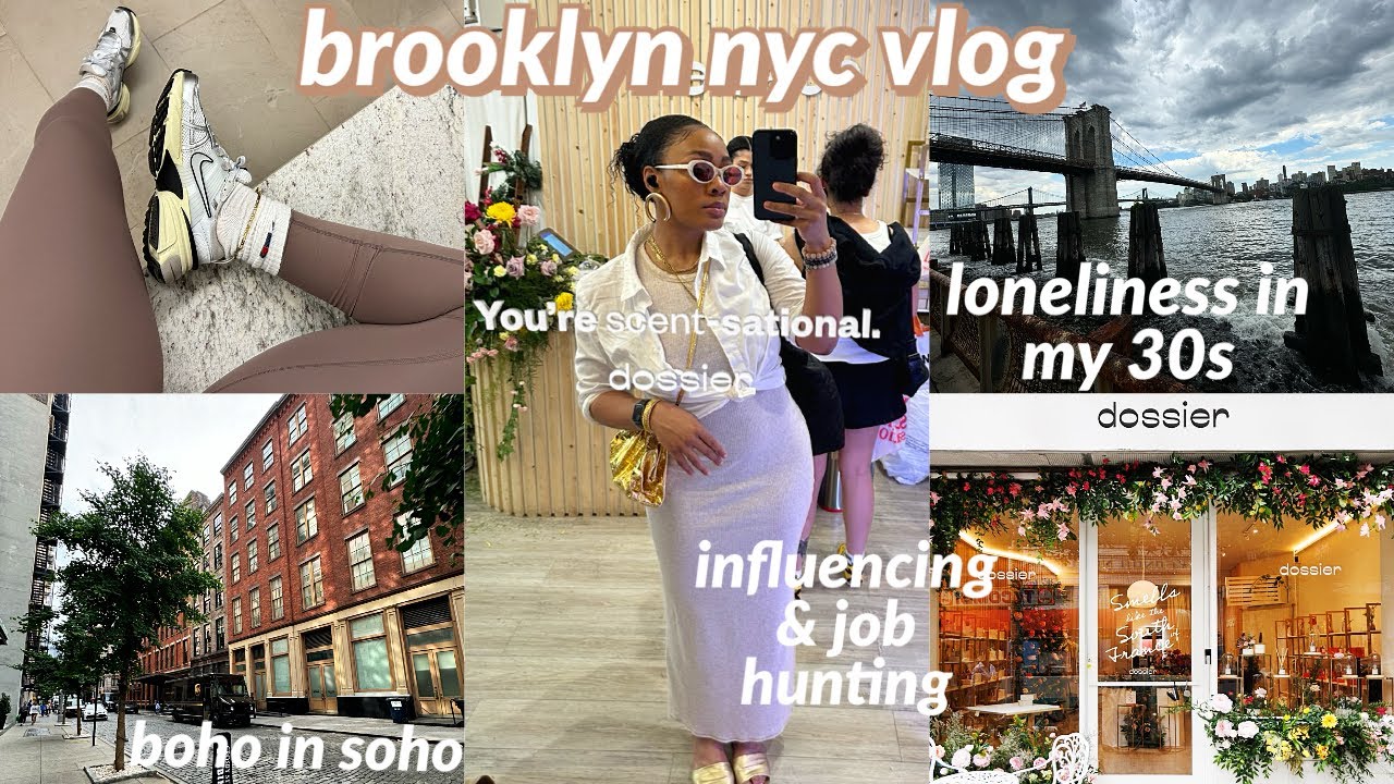 living in brooklyn nyc vlog 2: balancing a job & influencing, dossier event, bath & body works sas