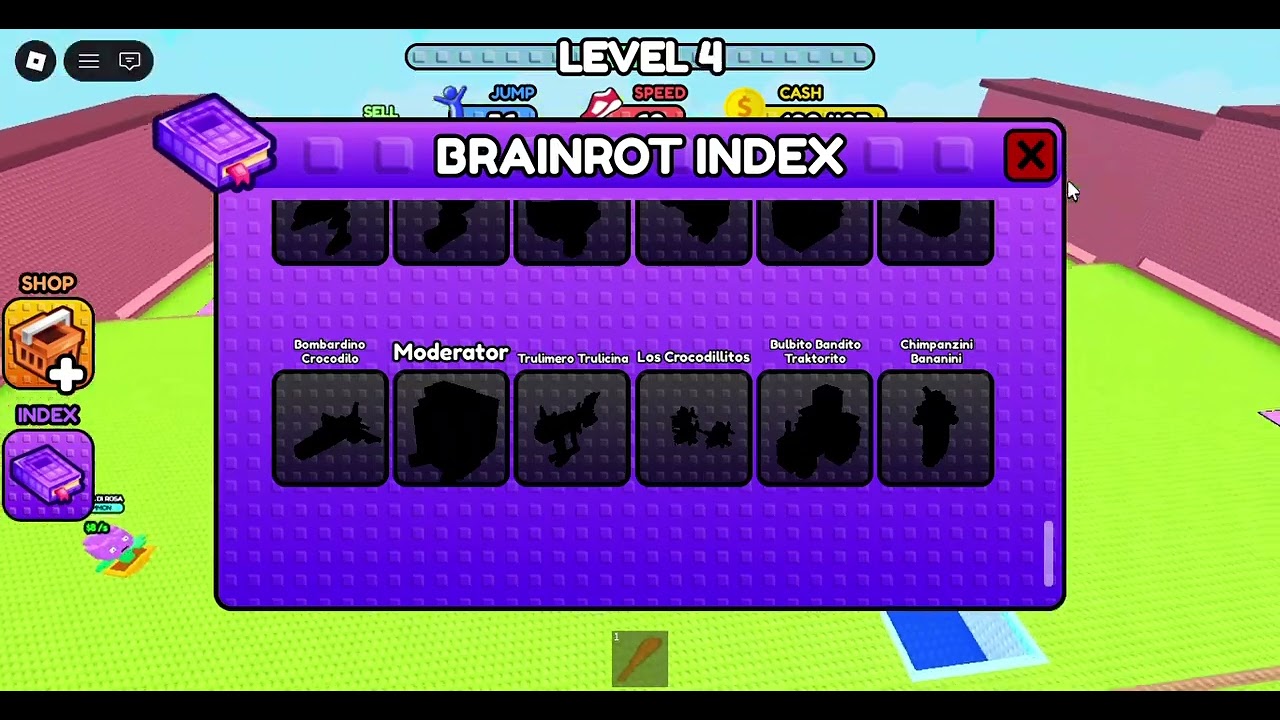 Playing Dodge Blades For Brainrots in Roblox