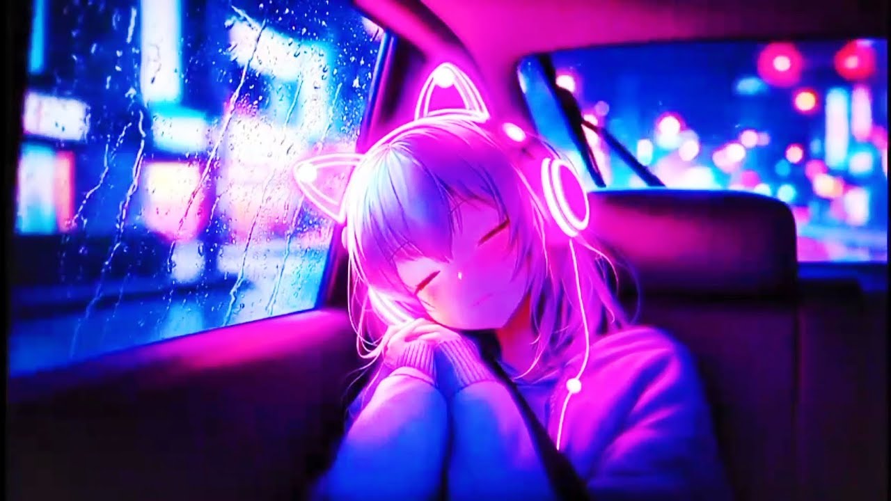 ASMR Rain in the Car | Calm Music for Sleep, Stress Relief & Focus