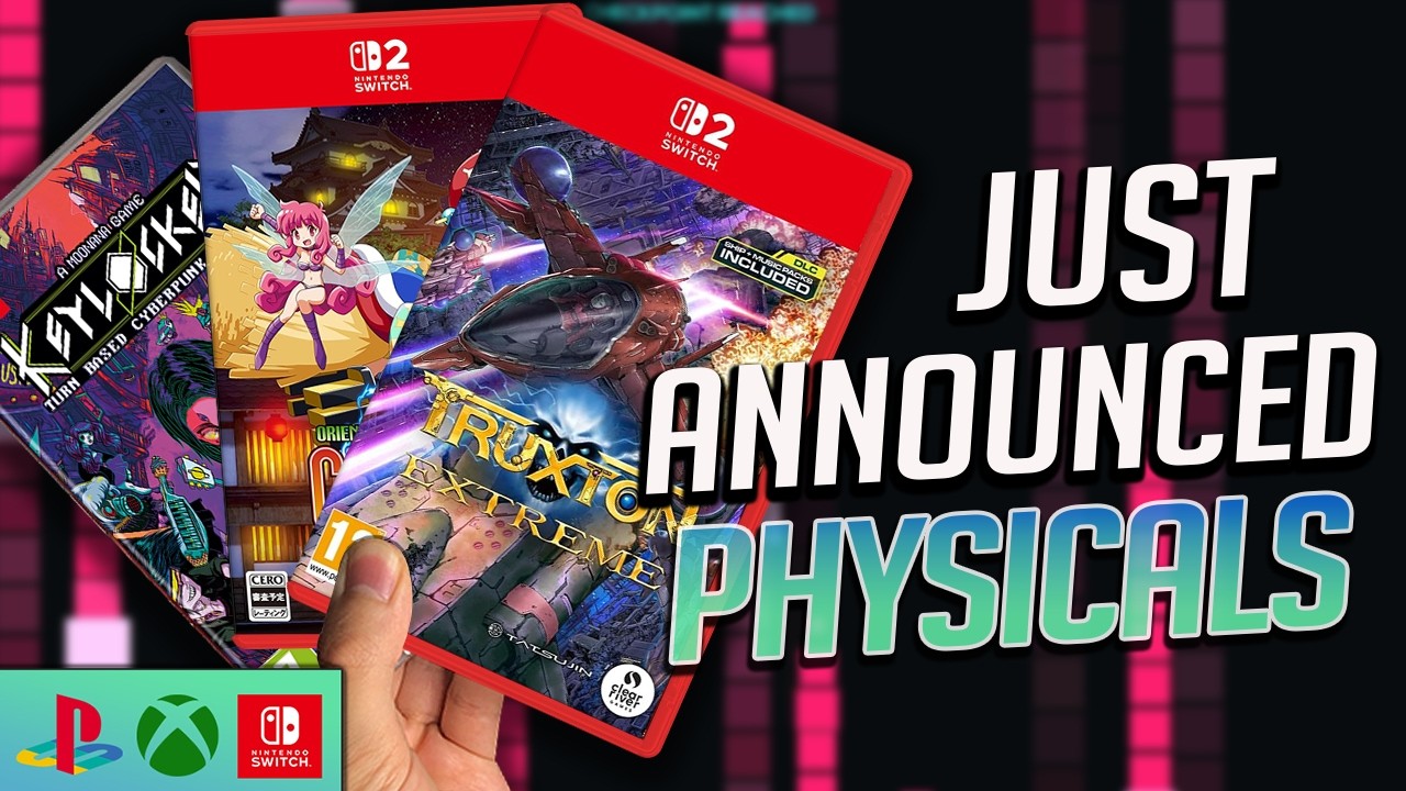 JUST Announced Physical Game Releases! More good news for Switch 2!