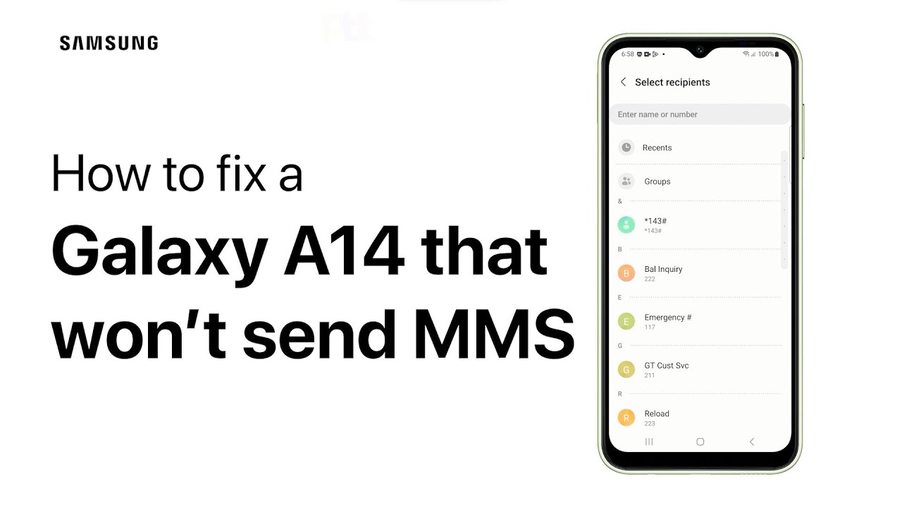 [РЕШЕНО] Как исправить ошибку на Galaxy A14, которая не отправляет MMS/Music-сообщения