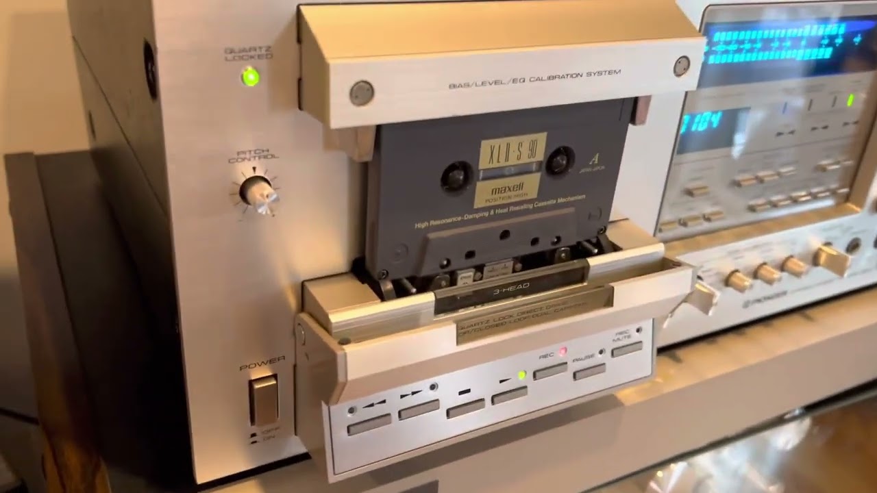 Pioneer CT-F1250 calibration and recording