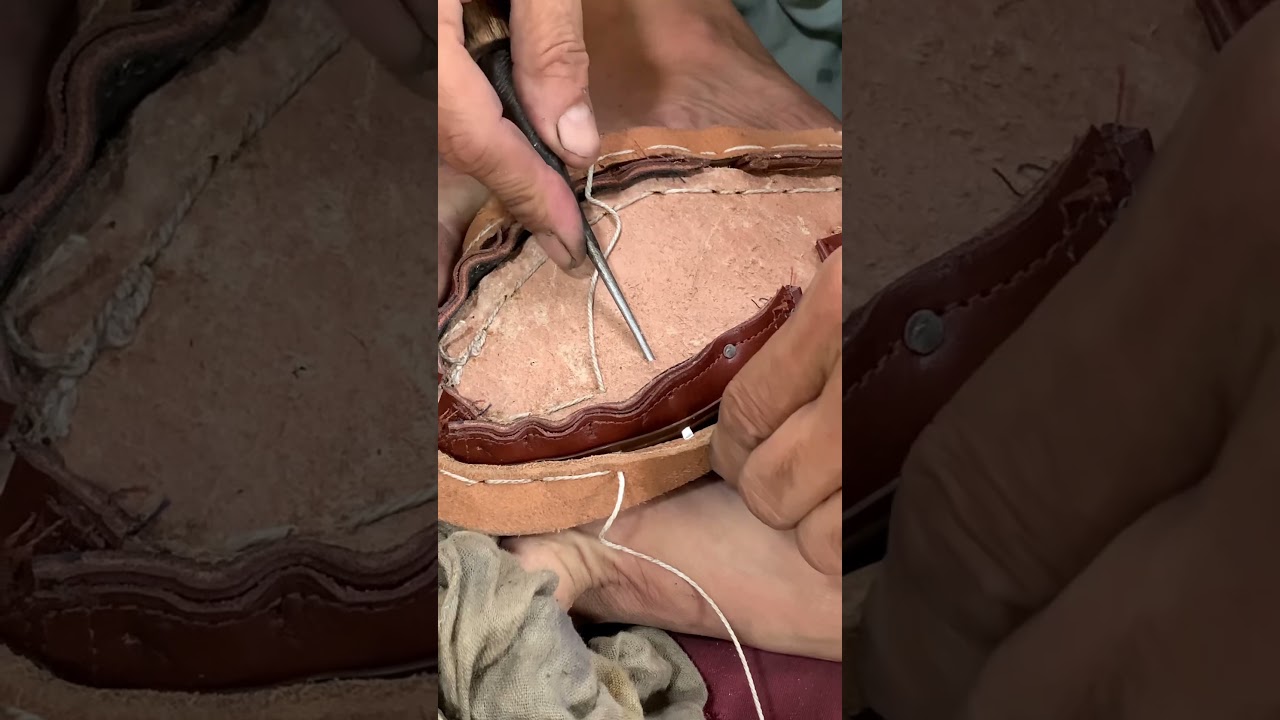 Luxury Handmade Shoes Stitching | ASMR Craftsmanship