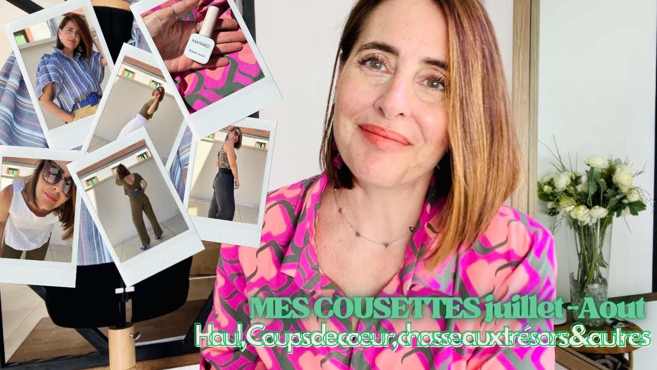 Podcast couture Nº10 Mes cousettes de juillet & aout, haul, coups de 🤍 et autres