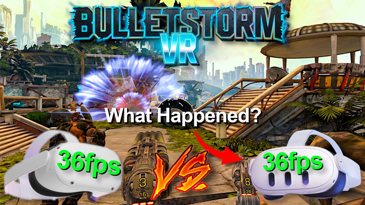 BULLETSTORM VR Review - Quest 2 vs Quest 3 Gameplay | A VR Port Letdown of the Original Game
