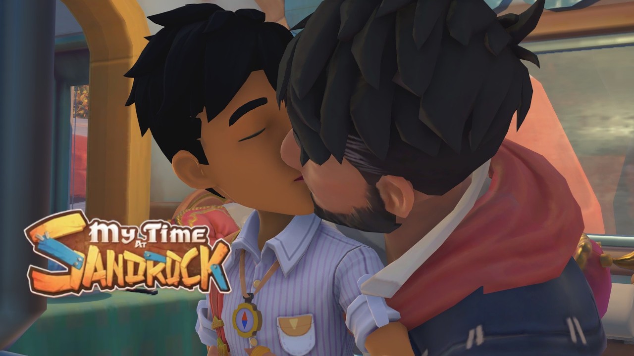 Gay Let's Play My Time at Sandrock - Part 64 I Am On This Train!