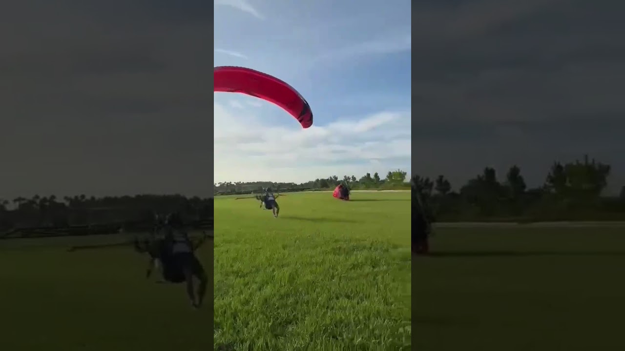 bad landing #ppg #sorts #paramotors #crash