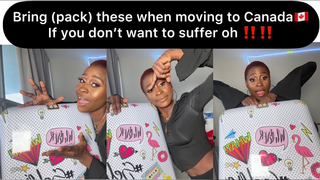 Things you need to bring when coming to Canada🇨🇦 Bring these items when moving to Canada or else😭