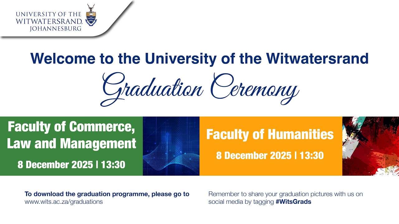 Graduation Ceremony 42 - Faculty of Commerce, Law and Management & Humanities