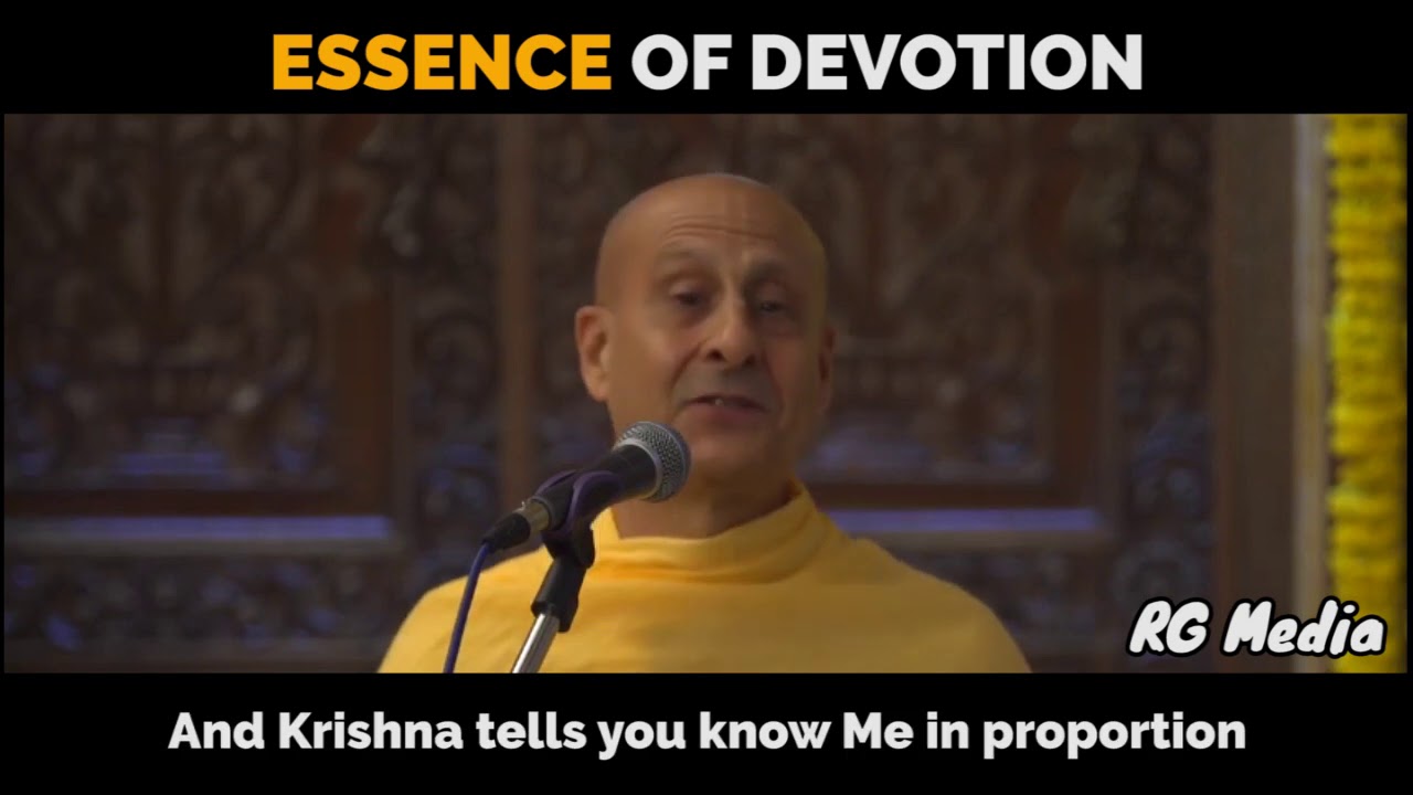 Essence of devotion | HH Radhanath Swami | Short Snippet
