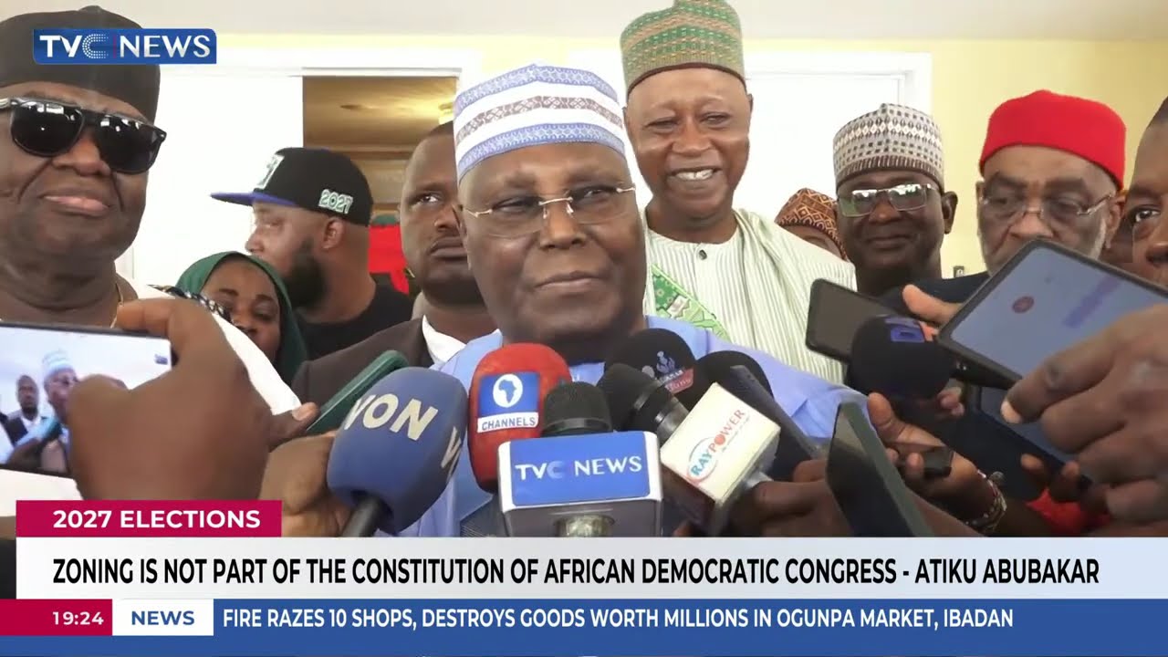 Zoning Is Not Part Of ADC Constitution - Atiku Abubakar