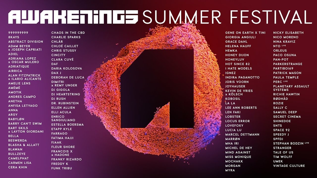 Awakenings Summer Festival, Netherlands, Saturday 6 July 2024