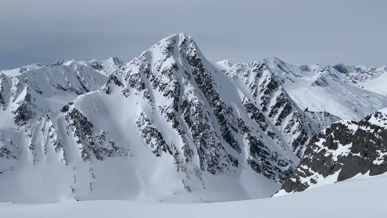 Climbing & Skiing Python in the Thompson Pass area Chugach Alaska
