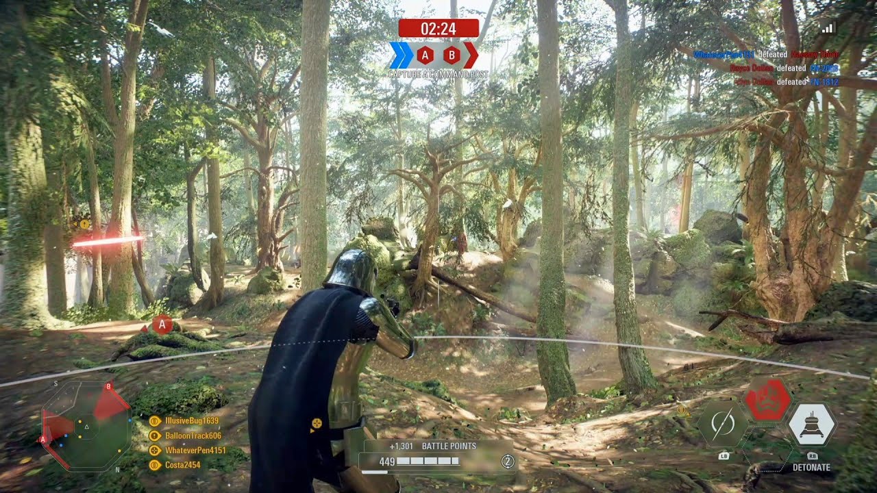 STAR WARS Battlefront 2: CAPTAIN PHASMA Gameplay (No Commentary)