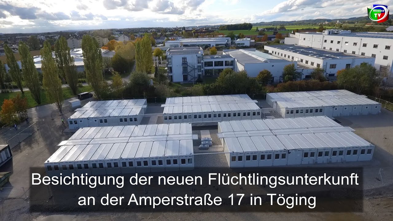 Besichtigung der neuen Flüchtlingsunterkunft an der Amperstraße 17 in Töging