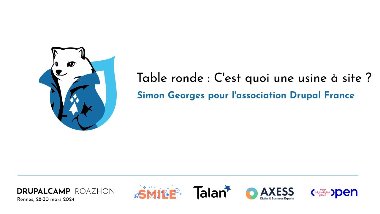 Table ronde : C'est quoi une usine à site ?